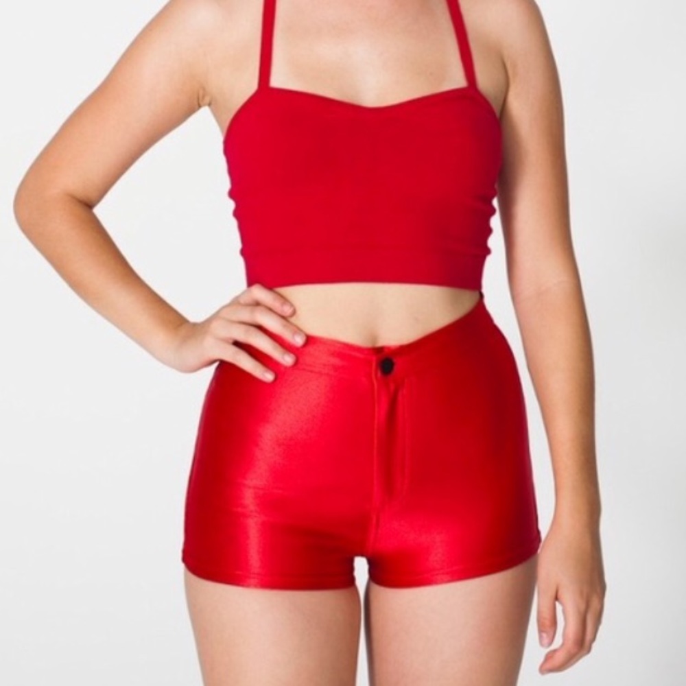 Red Disco Shorts